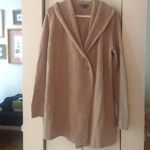 Vince shawl collar with hood cardigan